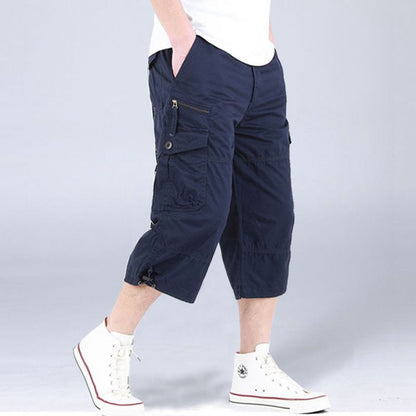 Wholesale Capri Pants Men's Overalls Pants Men's Loose Thin Men's Multi-pocket Outdoor Sports Casual Shorts