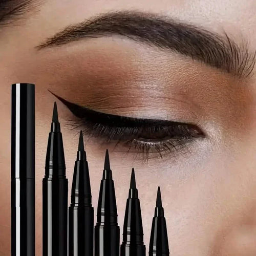 5-Piece Set: Liquid Eyeliner Pen Set, Quick-Drying Smooth Application, Waterproof Sweat-Resistant Makeup