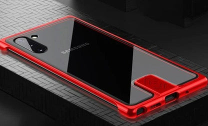 Transparent glass mobile phone case