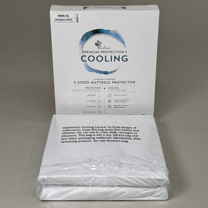 PURECARE Premium Protection Cooling 5-Sided Mattress Protector Twin XL FRIOMP38