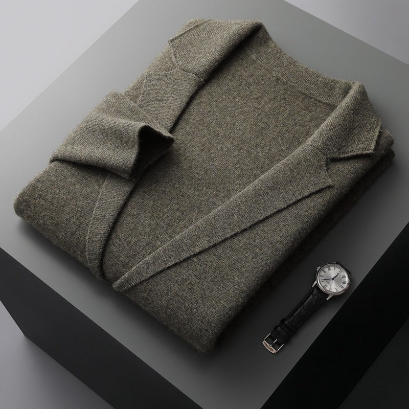 Cardigan Male V-neck Cardigan Knitted