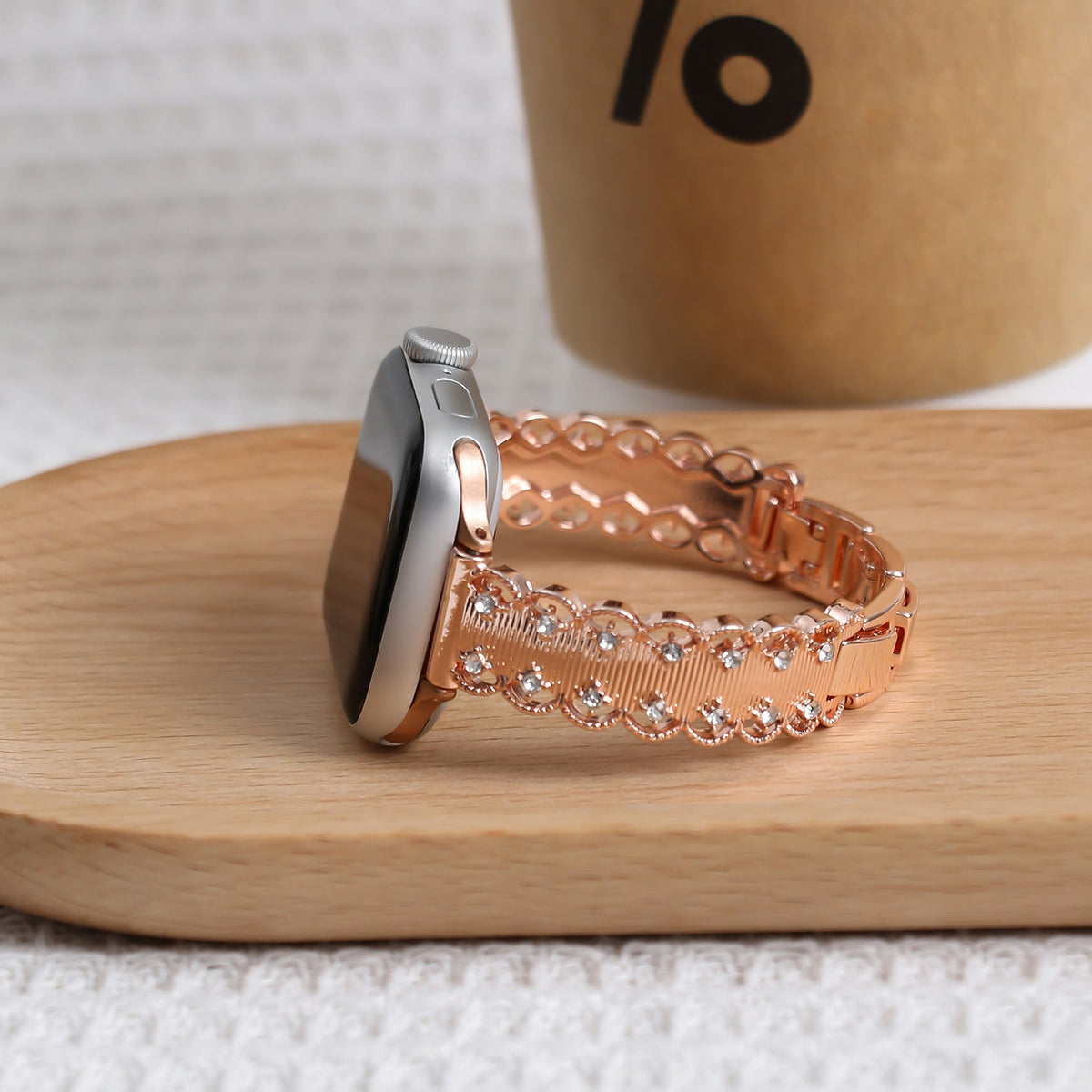 Lace Zircon Watch Strap Suitable For IWatch S10  Xiaomi Mi Band 9 108Pro Xiaomi 10