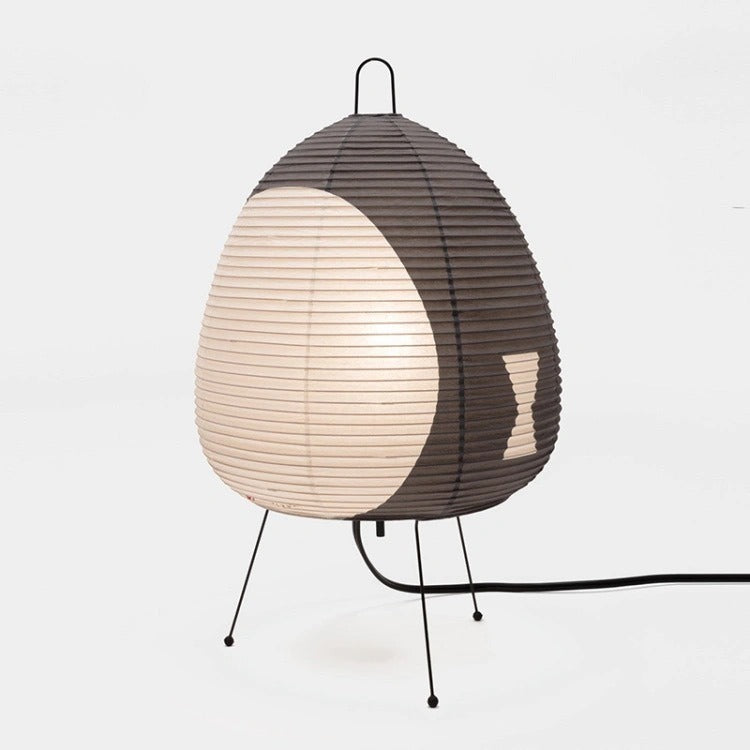 Japanese retro rice paper table lamp style wabi sabi style ins cross-border high-end atmosphere bedside table lamp