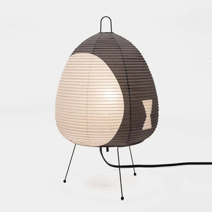 Japanese retro rice paper table lamp style wabi sabi style ins cross-border high-end atmosphere bedside table lamp