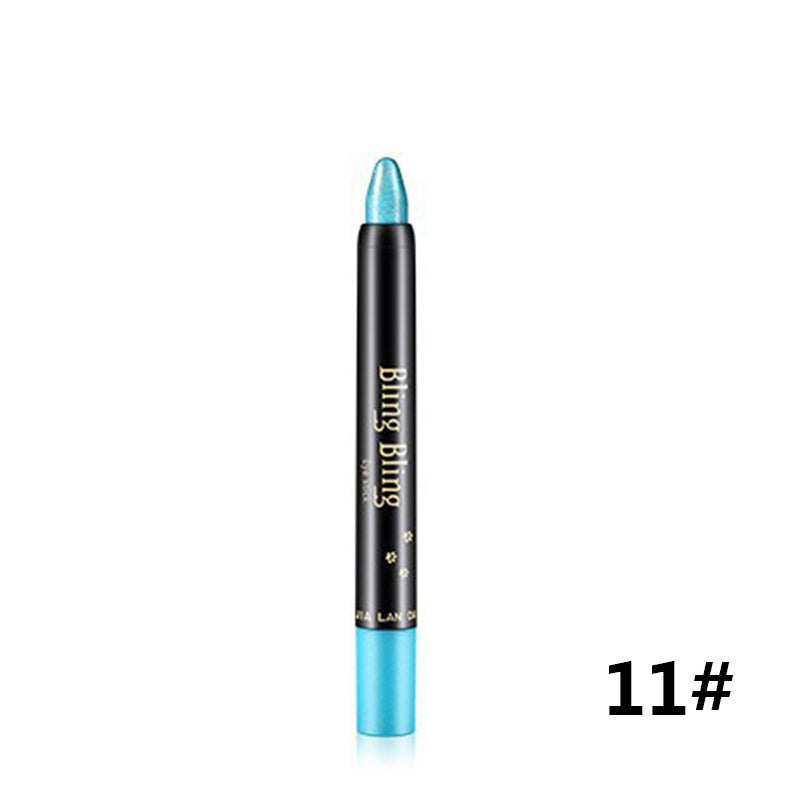 Pearlescent Silkworm Eyeshadow Pen: Waterproof, Long-Lasting, 15 Colors