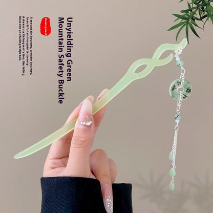 New Chinese Style Updo Hair Clasp High Sense Ebony Hairpin