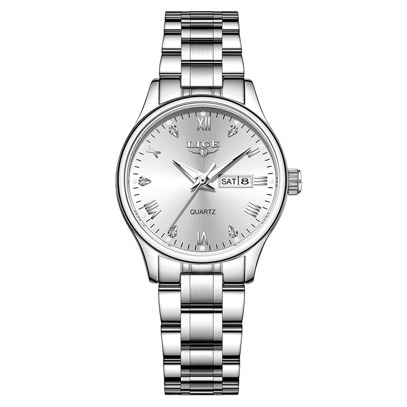 Waterproof Luminous Multi-function Calendar Quartz Watch
