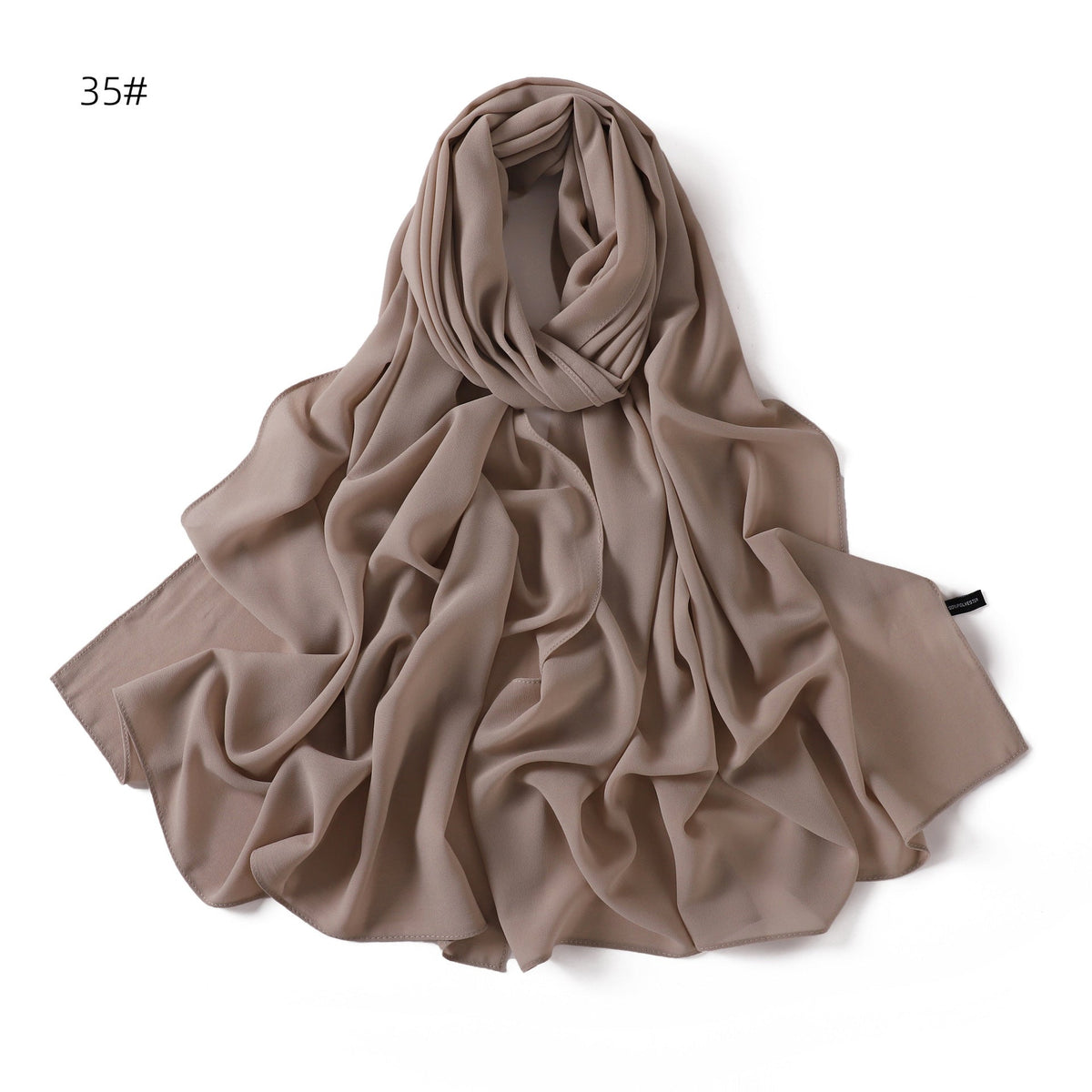 Soft Draping Solid-color Scarf For Women