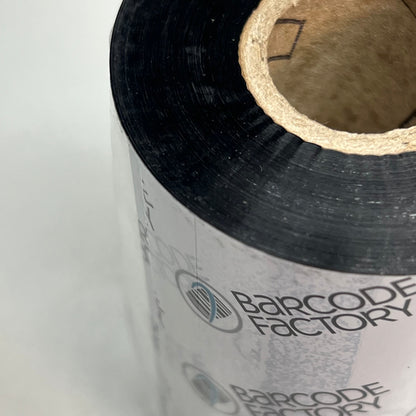 BARCODE FACTORY (12 ROLLS) Thermal Resin Ribbon 4.33 x 1181ft Black BCF110360-3