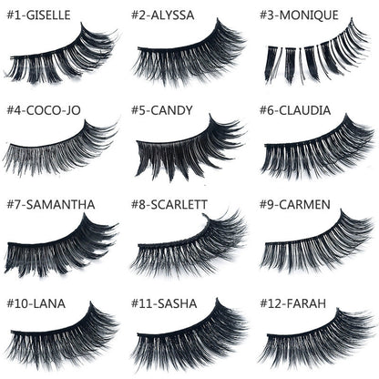 3D mink hair false eyelashes