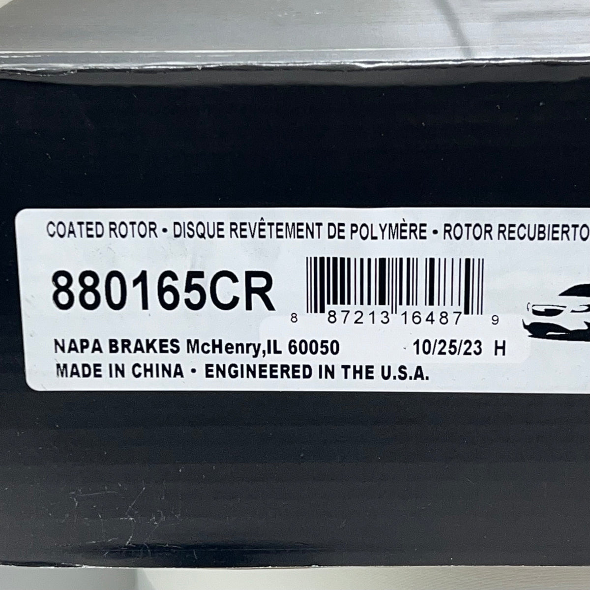 ADAPTIVE ONE Vented Cast Iron Poly Coated Rotor Chevrolet/Cadillac/GMC 880165CR