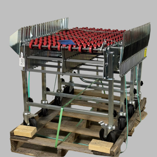 FMH CONVEYORS Flexible Gravity Skate Wheel Conveyor Sz 30” H 0333481