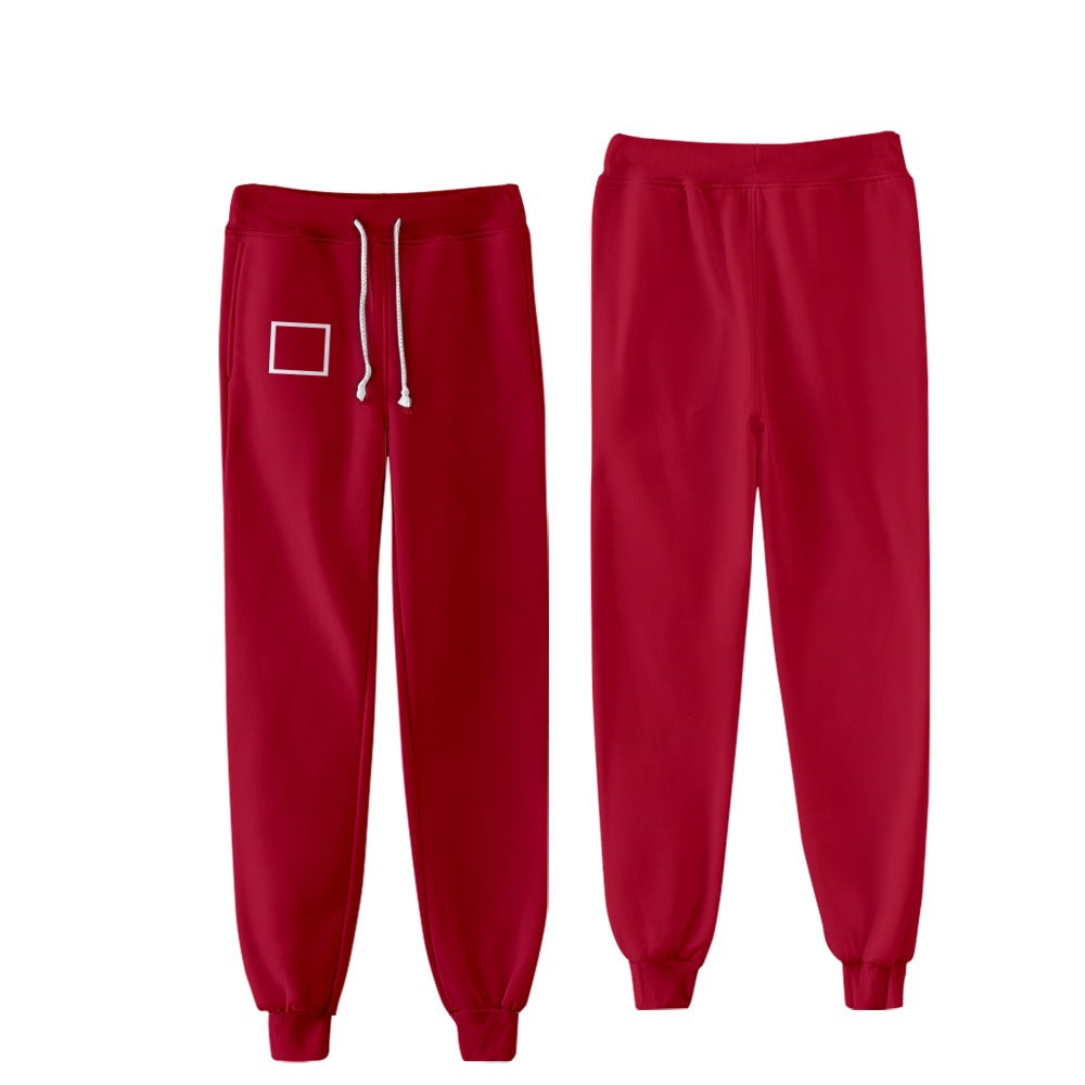 Red Sportswear Autumn Stand-up Collar Zipper Sweater