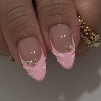French Carved 3D Wearable Nails
