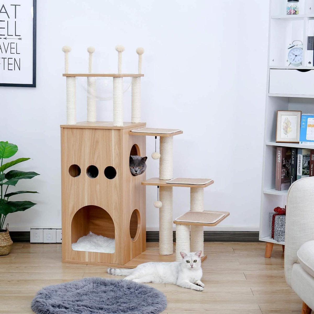 52" Multi-level Cat Tree