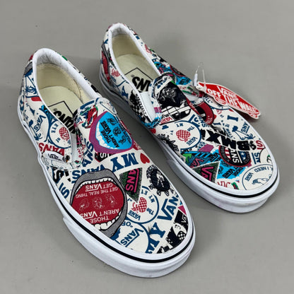 VANS "I Love My Vans" Off Walls Slip-On Women's 5.0 Men's 3.5 Multicolor Pattern
