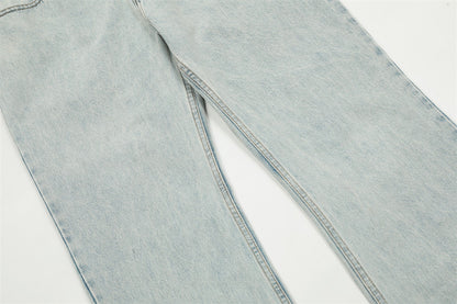 Fashion Personality Big Horn Jeans Men