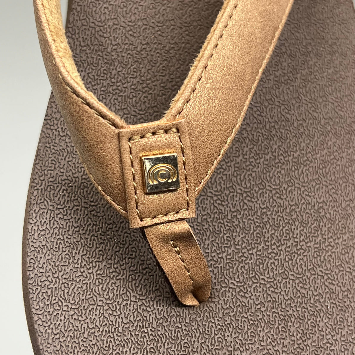 COBIAN Skinny Bounce Comfortable Synthetic Strap Women's Sz 6 Tan SKI25-230-06