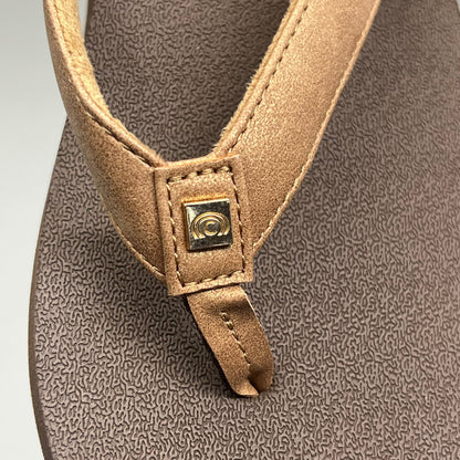 COBIAN Skinny Bounce Comfortable Synthetic Strap Women's Sz 6 Tan SKI25-230-06