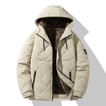 Casual Relaxed-fit Coat For Commuting Trendy Versatile Padded Cotton Jacket