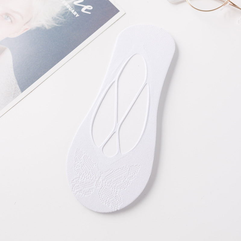 Ultra-thin Mesh Socks Invisible Anti-slip Silicone Nylon