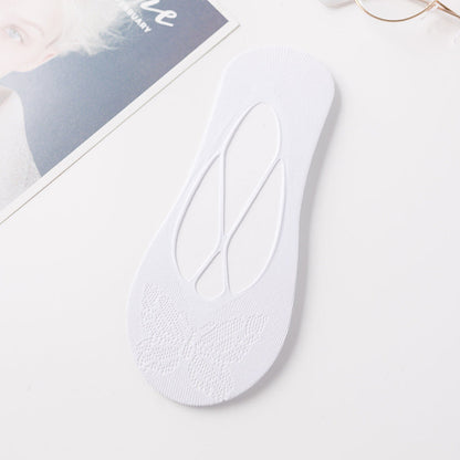 Ultra-thin Mesh Socks Invisible Anti-slip Silicone Nylon