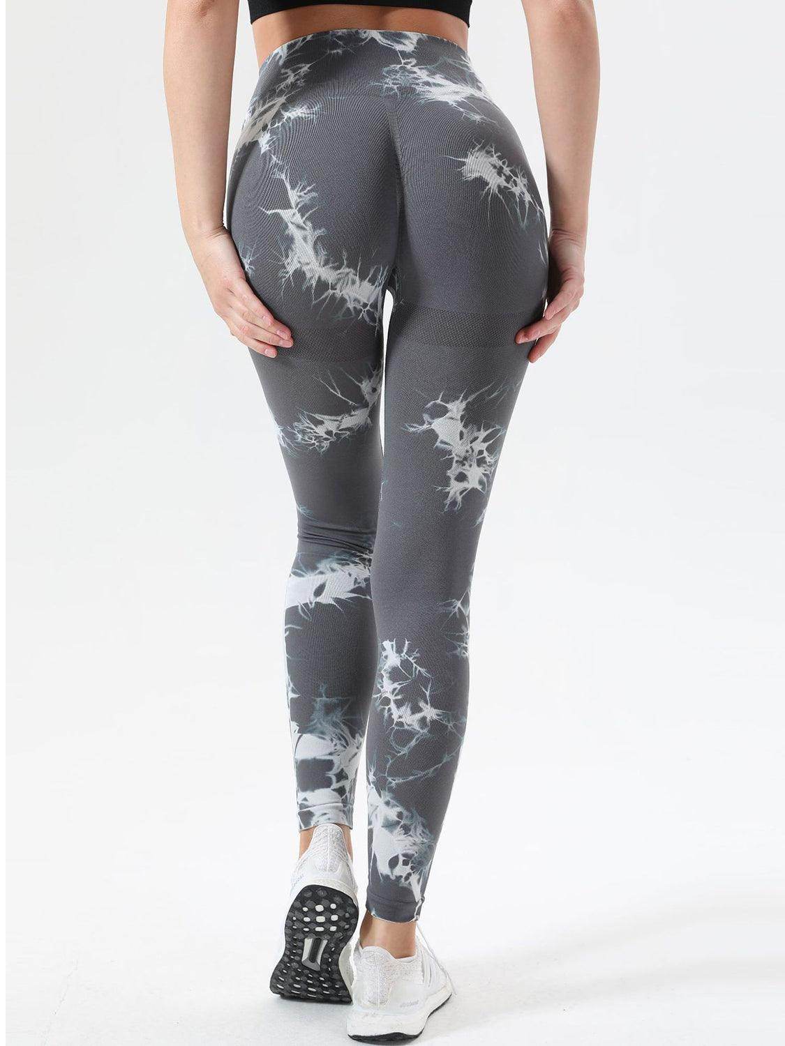 Tie-Dye High Waist Active Leggings for Comfort and Style