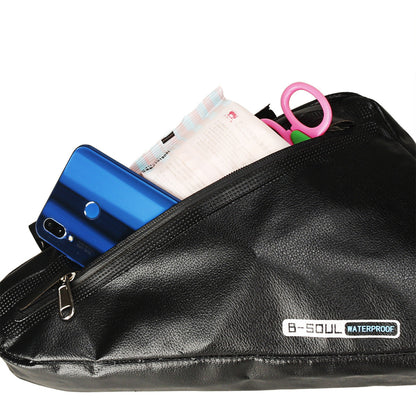 B-SOUL Bicycle Bag Large Capacity Triangle Bag Front Beam Bag Waterproof Upper Tube Saddle Bag Mountain Road Bike Riding