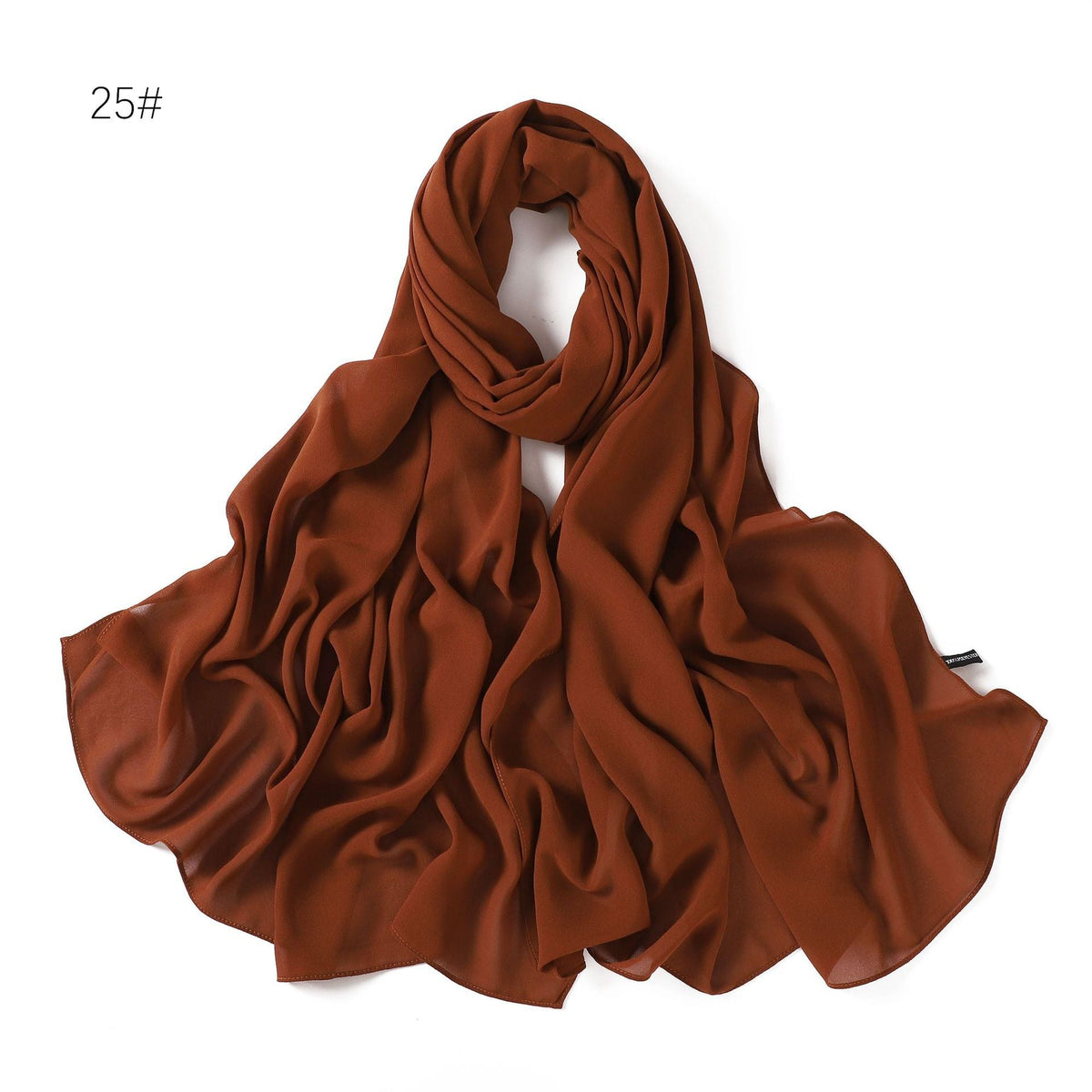 Soft Draping Solid-color Scarf For Women