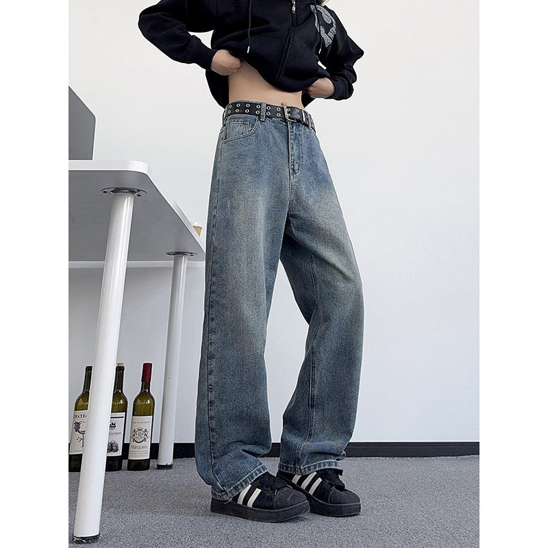 American-style Distressed Jeans For Men Versatile And Casual