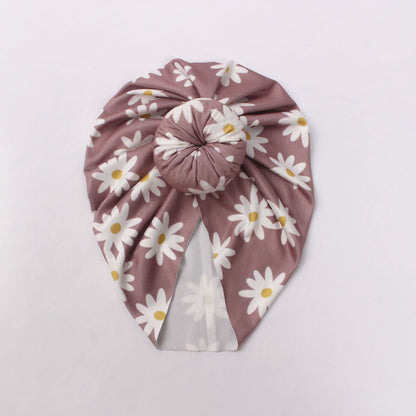 Baby Print Donut Indian Pullover Hat Hijab