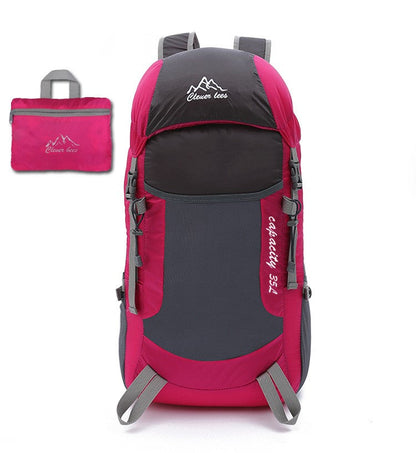 Mountain climbing folding bag