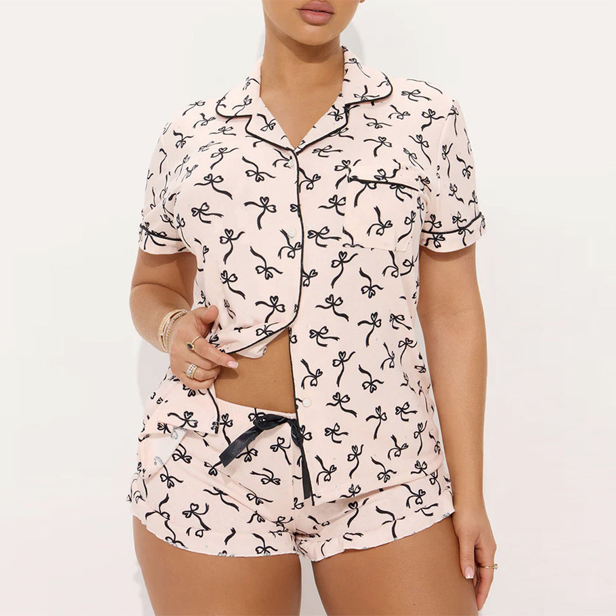 Womens Casual Loungewear Two-Piece Set