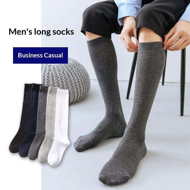 Mens SpringSummer Solid-Color Ankle Socks