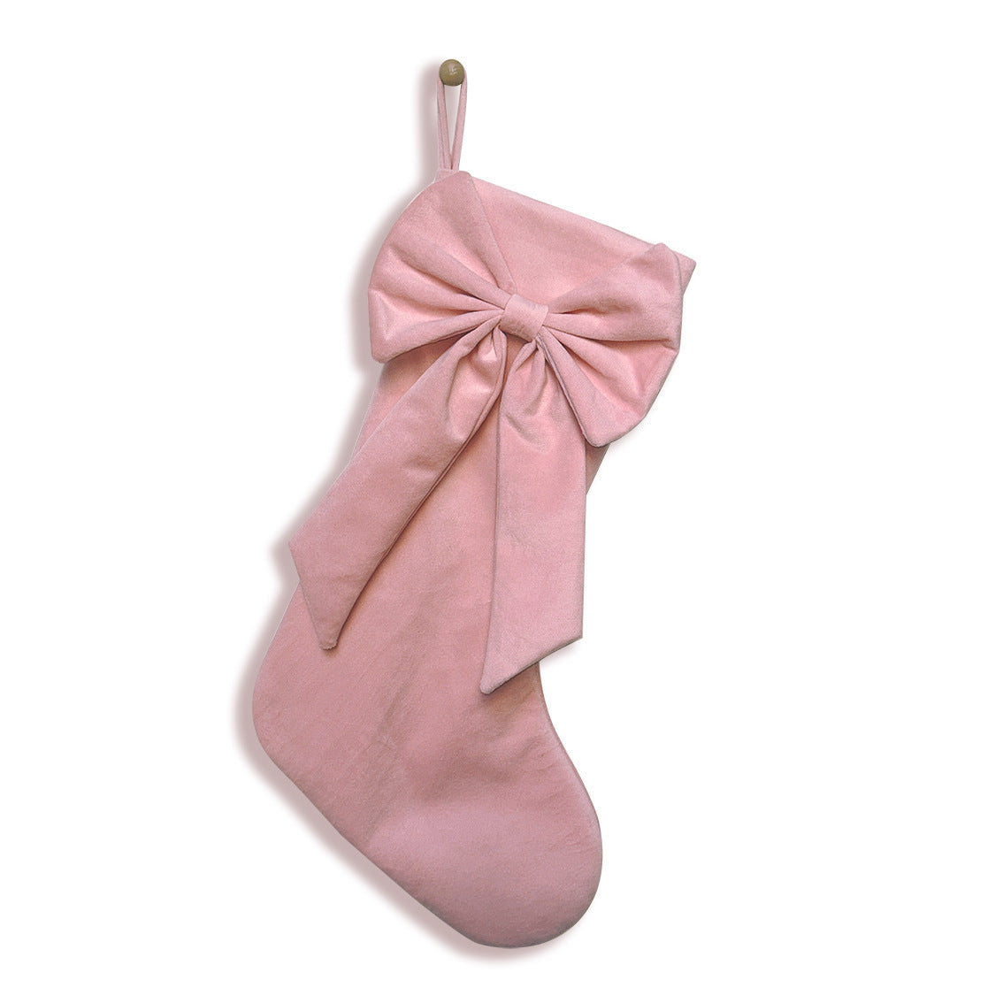 Embroidered Christmas Bow Christmas Socks