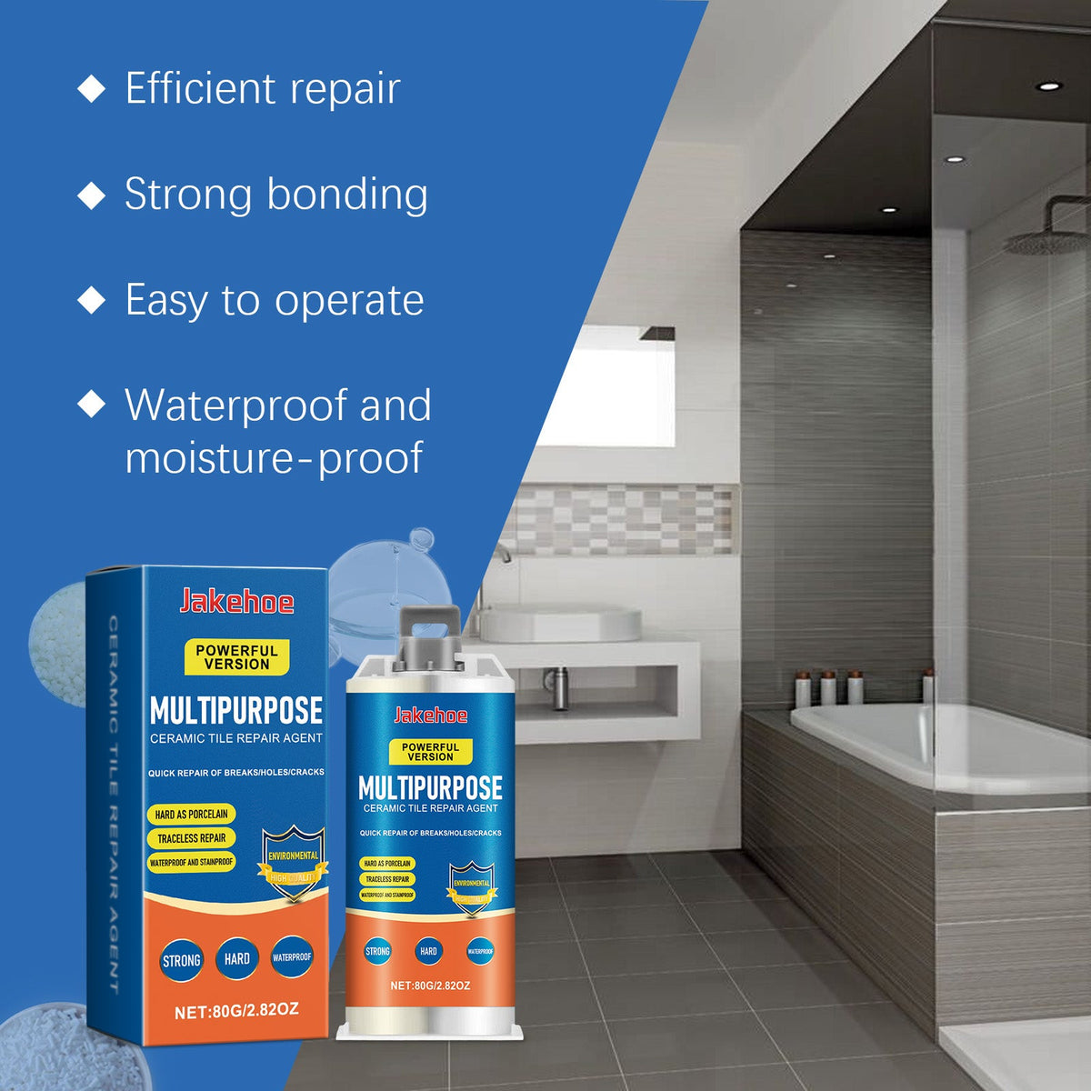 Tile Repair Agent Household Porcelain Ceramic Tile Sink Marble Waterproof Gap Sealant