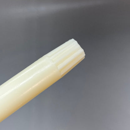 CREATIVE CO-OP (12 PACK) Taper Candles Unscented 10 Hr Burn 10"H White CD2012