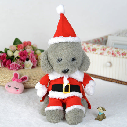 Pet Christmas Standing Costume Decor