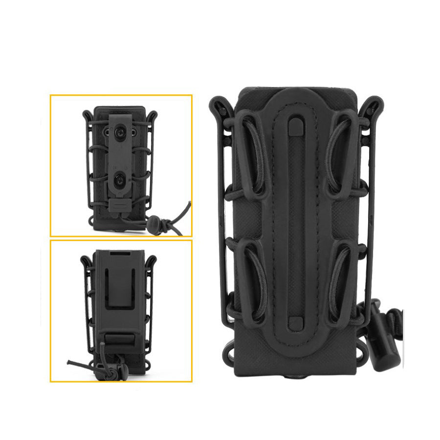 Live CS Tactical Waist Hanging Box 5.56&7.62 Elastic Scorpion Quick Pull Outdoor Multi purpose Kit