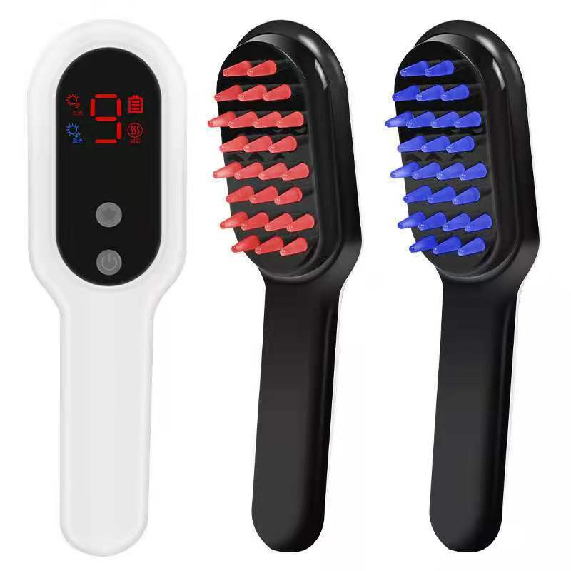Electric Head Massager with Magnetic Therapy and LED Display