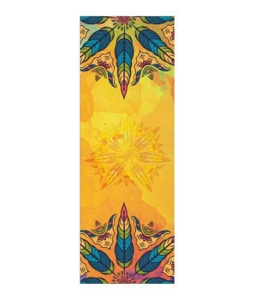 Patterned Anti-Skid Yoga Mat Towel