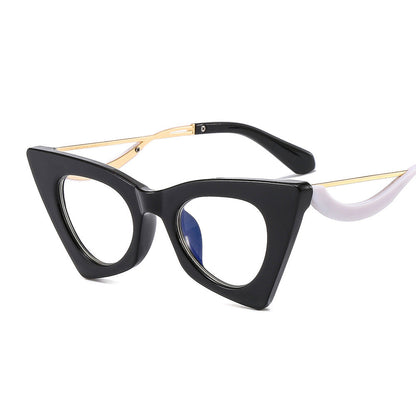 Cat Eye Shape Selfie Plain Glasses