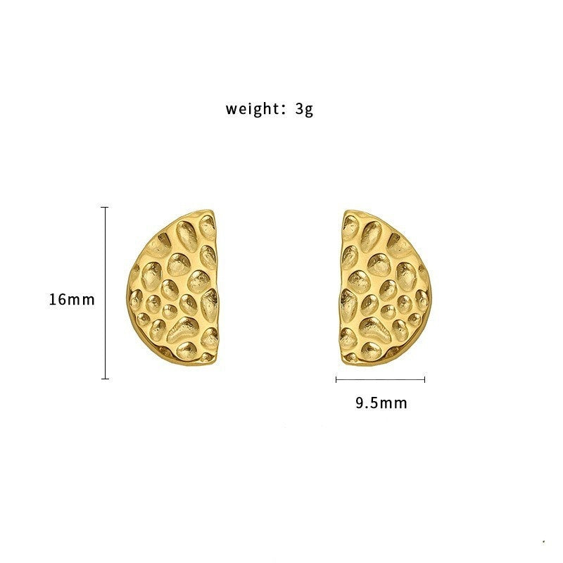 Simple And Versatile Ladies' 316 Stainless Steel Earrings