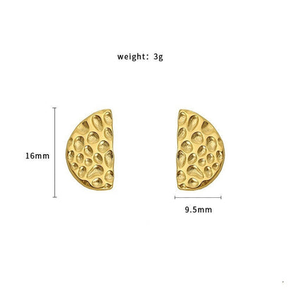 Simple And Versatile Ladies' 316 Stainless Steel Earrings