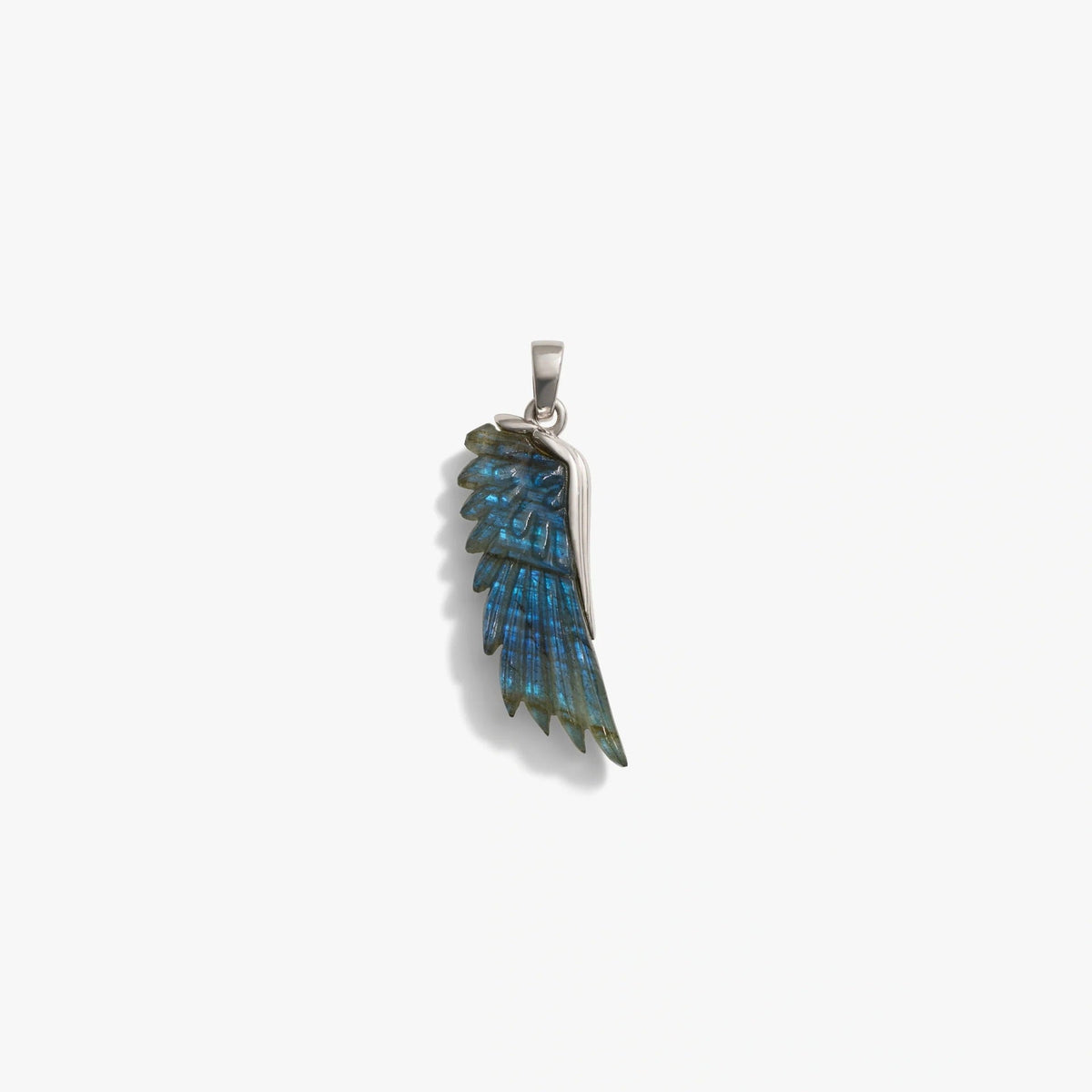 Golden Heart Angel Key Octagram Pendant