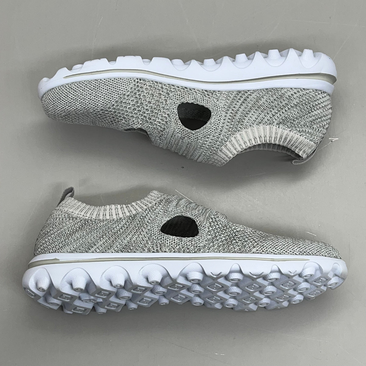 PROPET Travel Activ Avid Knit Shoe Women's Sz 9.5 Width M(B) Light Grey WAT064M