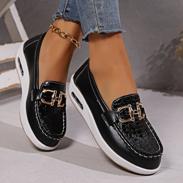 Fly-kit Mesh Metal Casual Pumps Lightweight Women