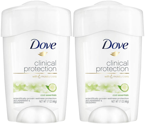 Dove Clinical Protection Antiperspirant Deodorant Cool Essentials 1.7 oz