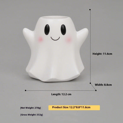 Halloween Creative Cartoon Flower Pot Resin Decorations