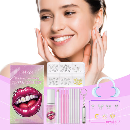 Fashion Teeth Set Diy Fashion Teeth Set Dental Beauty Decoration Drill Combination Personality